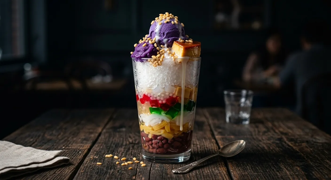 Halo-Halo Filipino dessert at Couple Chef Restaurant Winnipeg