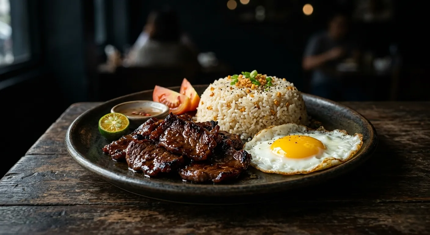 Tapsilog beef tapa Filipino breakfast at Couple Chef Winnipeg